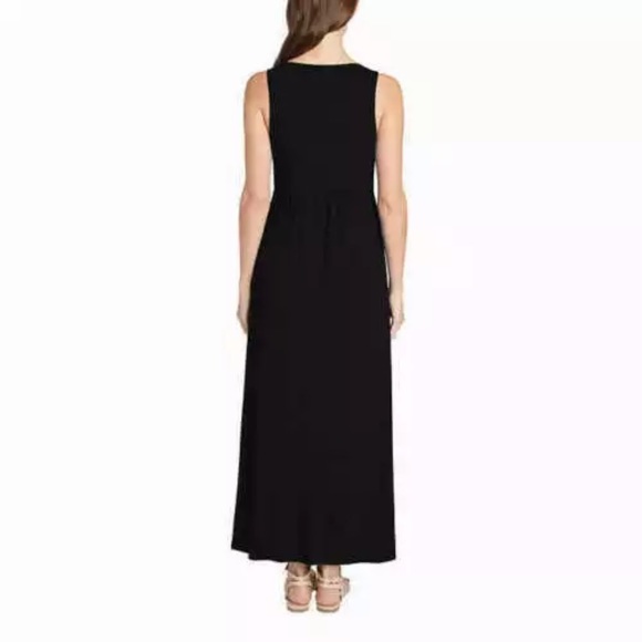👚Matty M Women's knit Sleeveless Maxi Dress Black - Picture 2 of 8